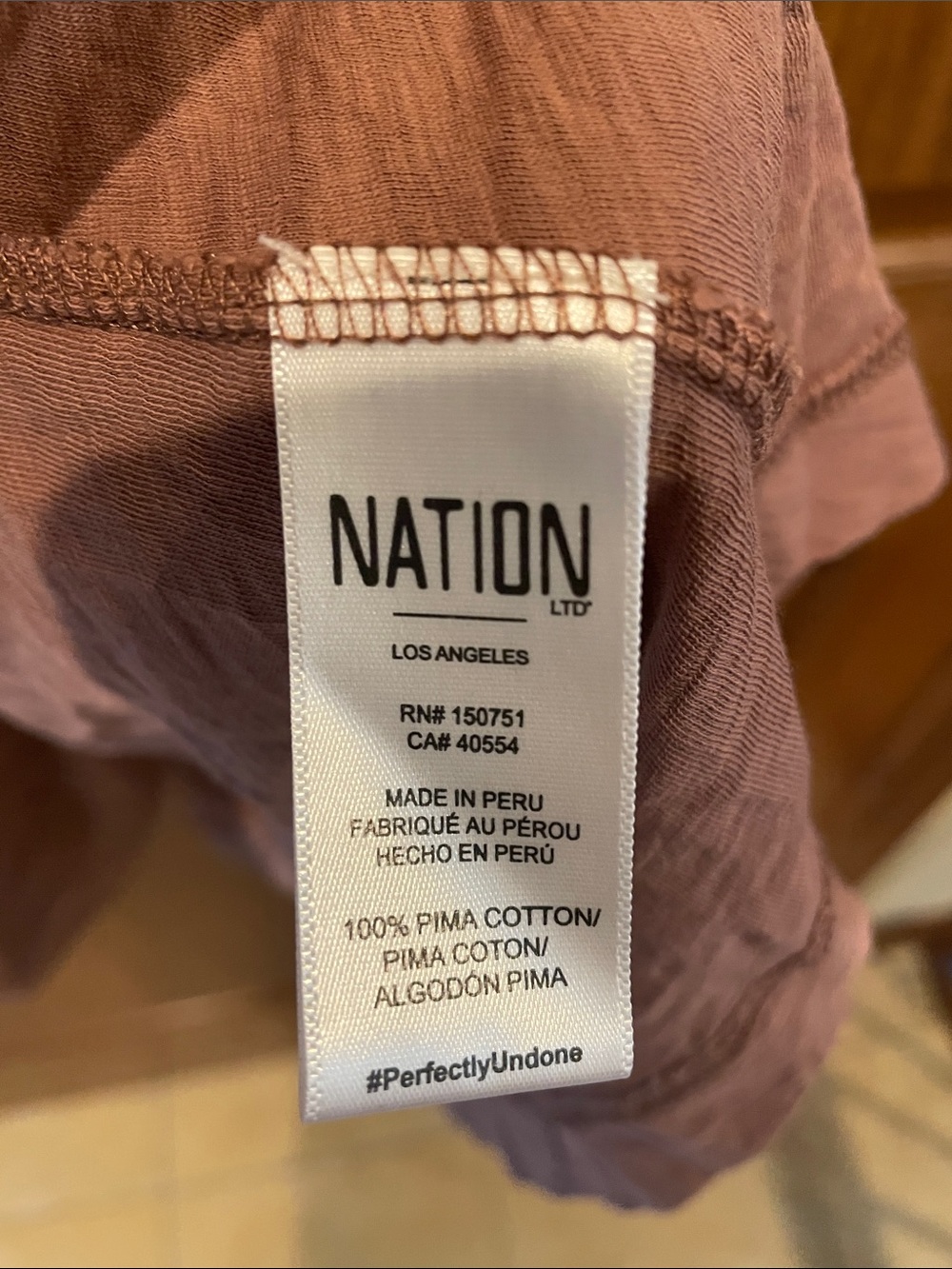 Nation LTD Fabienne Fused Ruffle Ruched Dress Mojave Brown Fairy Size XS - Picture 10 of 14